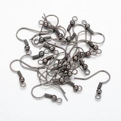 Örhängeskrokar, 18x0.8mm, Nickel Fri, 30st