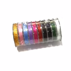 Elastisk tråd, 0,8mm, 10 Färger