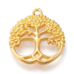 Tree of life, Berlock, Guld färgad, 2st