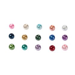 Glaspärlor, 8~9mm