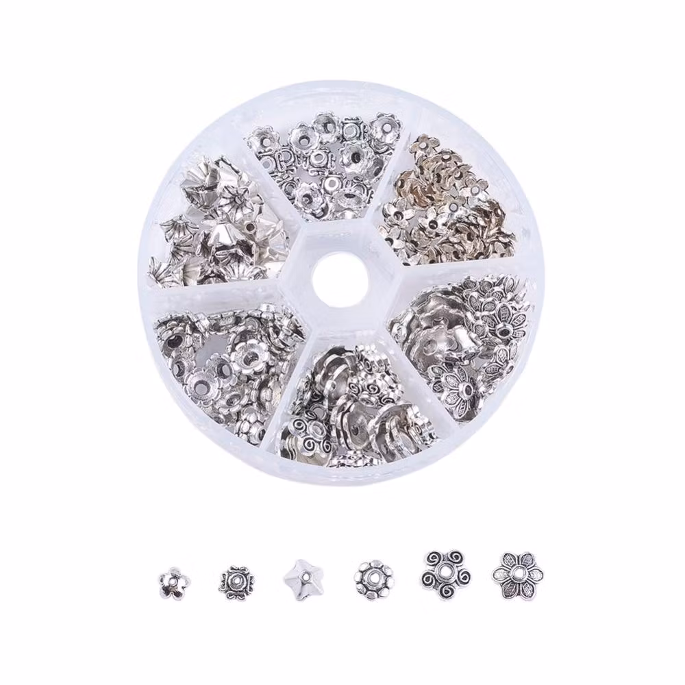 Pärlhattar, 6.5~10.5x2.5~5mm, ca 180st