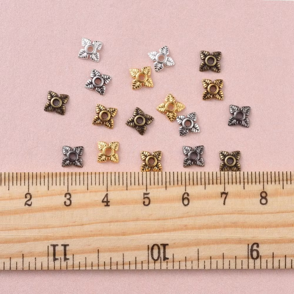 Pärlhattar, 6x6mm, ca 420st