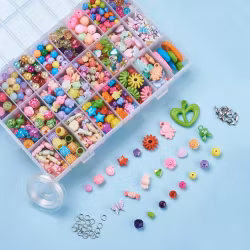 DIY smyckeskit plastpärlor