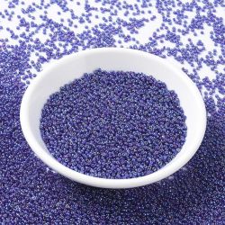 MIYUKI, Japanese Seed Beads, Round, 11/0, Silverlined Cobalt AB
