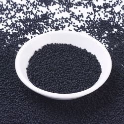 MIYUKI, Japanese Seed Beads, Round, 11/0, Matte Black