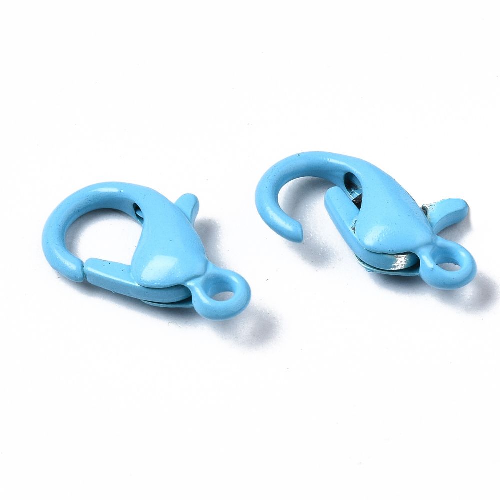 Klolås, 12,5x8mm, 20st, Blandade färger