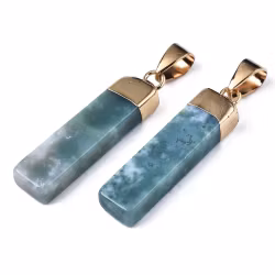 Naturell Mossagat, Hänge, 34x7~8x5mm, 1st