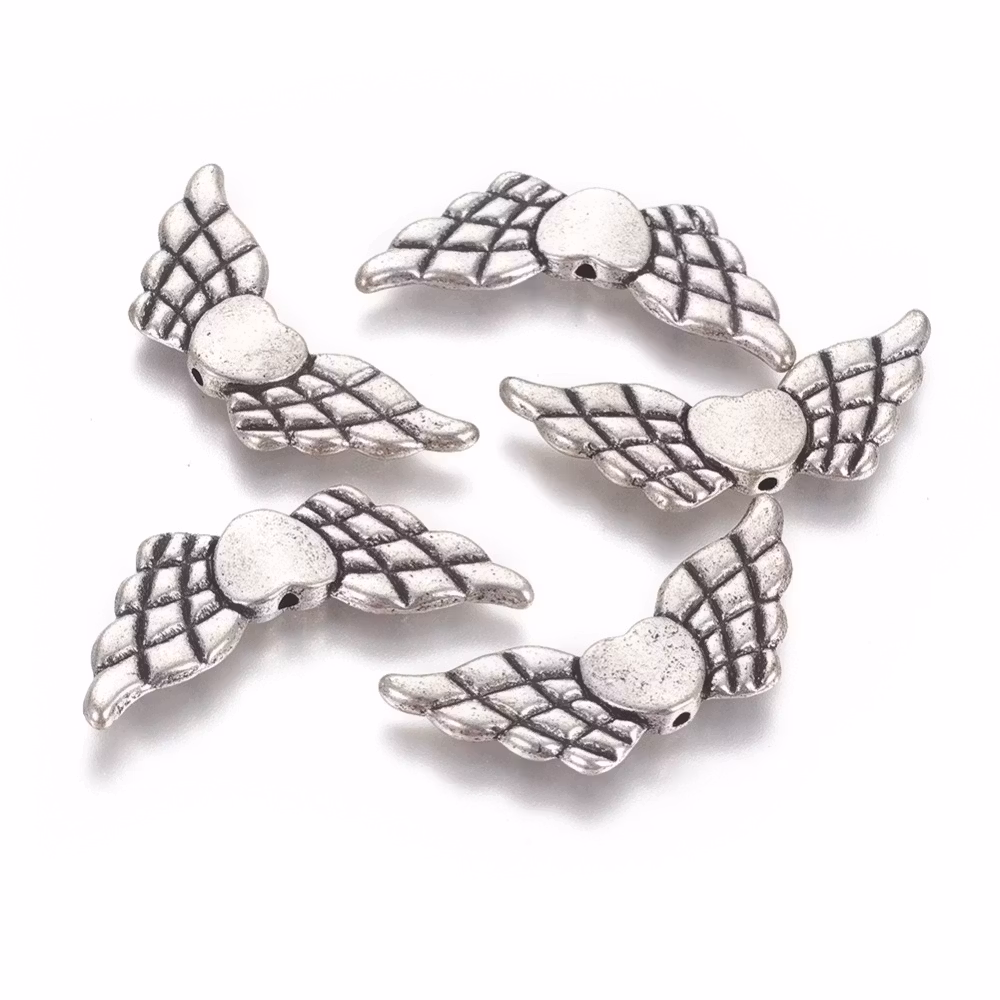 Mellandel, Änglavingar, 41.5x18x4mm, 5st