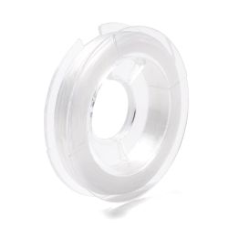 Elastisk tråd, 0,8mm, 10 meter, Vit
