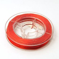 Elastisk tråd, 0,8mm, 10 meter, Röd