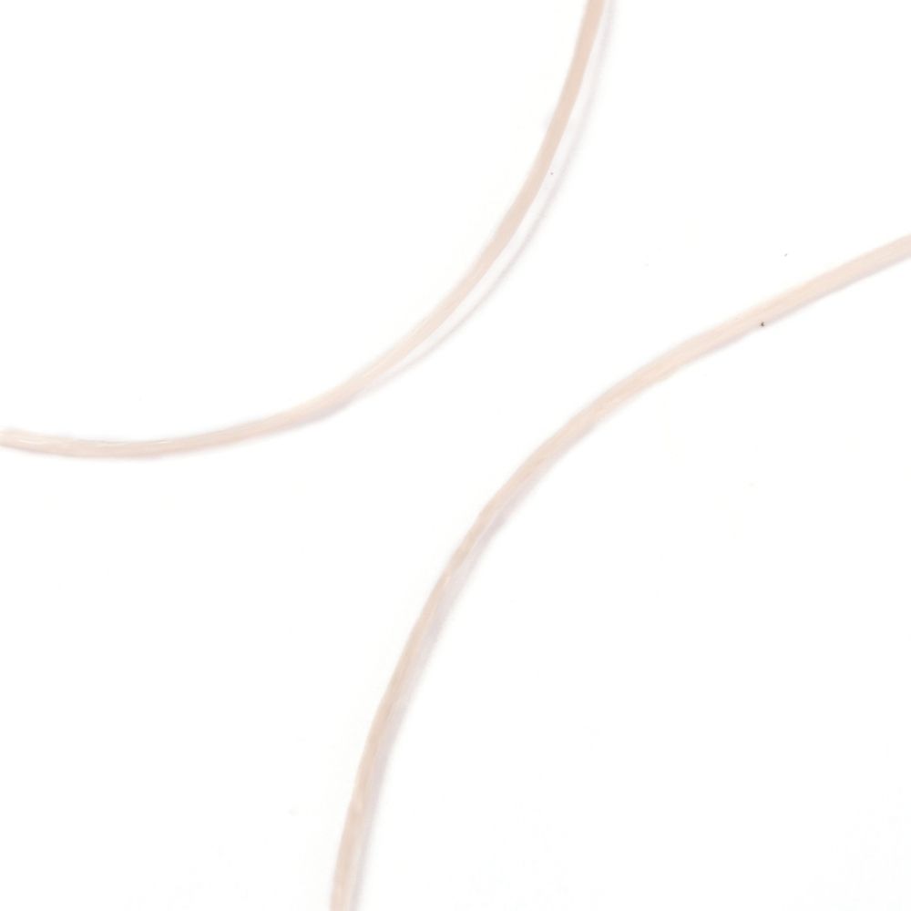 Elastisk tråd, 0,8mm, 10 meter, PeachPuff