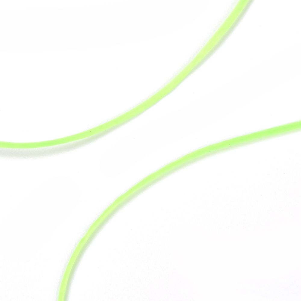 Elastisk tråd, 0,8mm, 10 meter, Lime grön