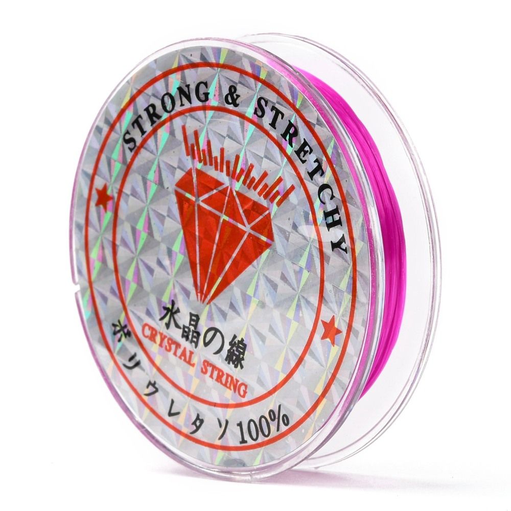 Elastisk tråd, 0,8mm, 10 meter, Camellia