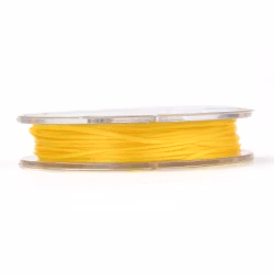 Elastisk tråd, 0,8mm, 10 meter, Gul