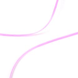 Elastisk tråd, 0,8mm, 10 meter, Hot pink