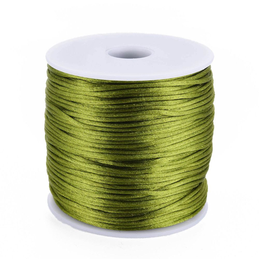 Nylontråd, 1mm, 70 meter, Olive Drab