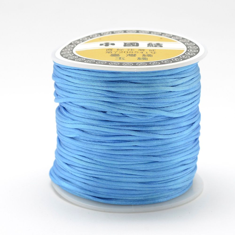 Nylontråd, 1mm, 70 meter, Cornflower blue