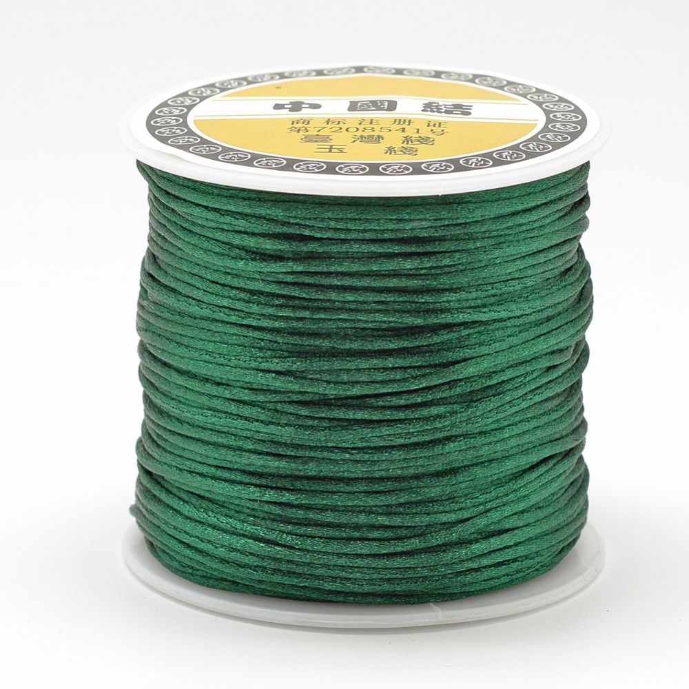 Nylontråd, 1mm, 70 meter, Mörk grön
