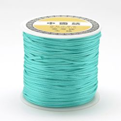 Nylontråd, 1mm, 70 meter, Light Sea Green