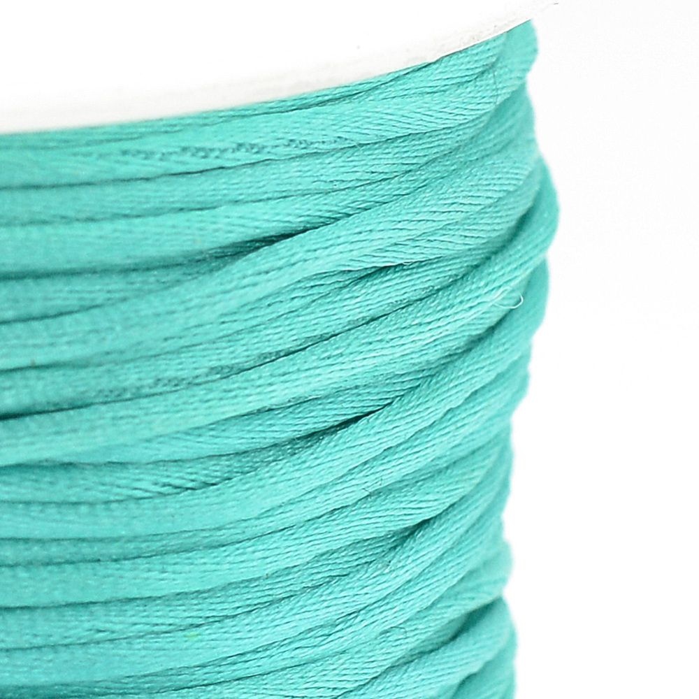 Nylontråd, 1mm, 70 meter, Light Sea Green