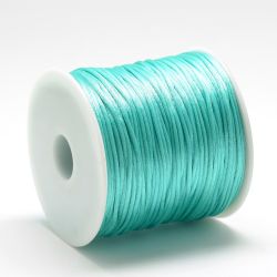 Nylontråd, 1mm, 70 meter, Light Sea Green