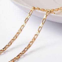 Kedja, Rostfritt stål, 4x2x1mm