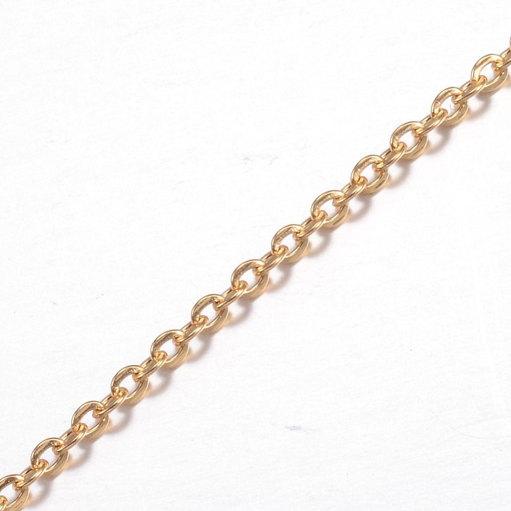 Kedja, Rostfritt stål, 2.5x2x0.5mm