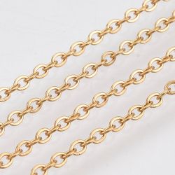Kedja, Rostfritt stål, 3.5x2x0.5mm