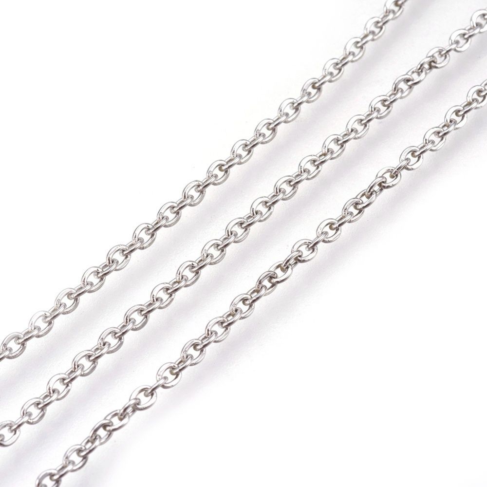 Kedja, Rostfritt stål, 3x2x0.5mm