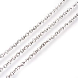 Kedja, Rostfritt stål, 3x2x0.5mm