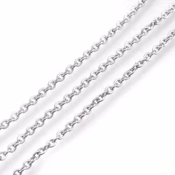 Kedja, Rostfritt stål, 3x2x0.5mm