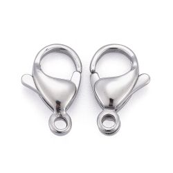 Klolås, Rostfritt stål, 13x8mm, 10st