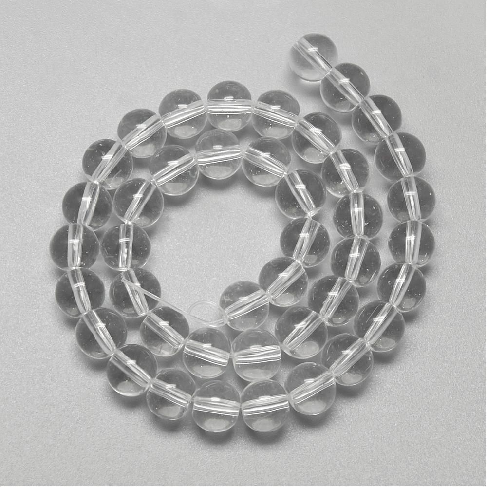 Glaspärlor, Clear, 4mm
