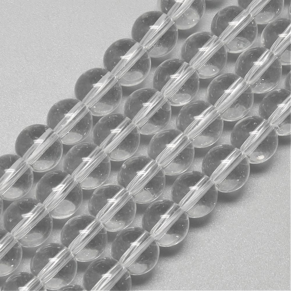 Glaspärlor, Clear, 4mm