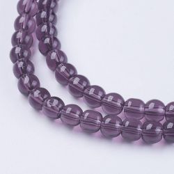 Glaspärlor, DarkSlate Blue, 4mm