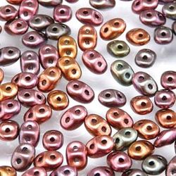 Matubo Tjeckiska Super Duo, Crystal Orange Rainbow "00030-01620"