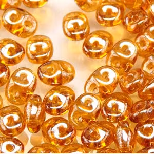 Matubo Tjeckiska Super Duo, Topaz White Luster "10060-14400"
