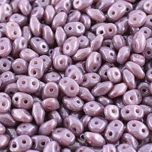 Matubo Tjeckiska Super Duo, Opal Violet White Luster "21010-14400"