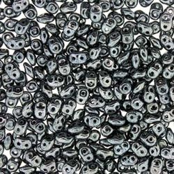 Matubo Tjeckiska Super Duo, Jet Hematite "23980-14400"