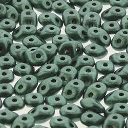 Matubo Tjeckiska Super Duo, Jet Metalic Suede Light Green "23980-79051"