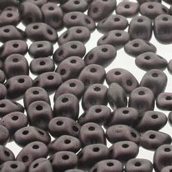 Matubo Tjeckiska Super Duo, Jet Metalic Suede Dark Brown "23980-79083"