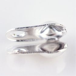 Knutgömma, 8x6mm, Silver, 100 st