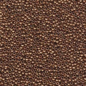MIYUKI, Japanese Seed Beads, Round, 11/0, Metallic Light Bronze
