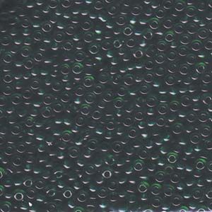 MIYUKI, Japanese Seed Beads, Round, 8/0,Transparent Emerald
