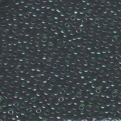MIYUKI, Japanese Seed Beads, Round, 8/0,Transparent Emerald