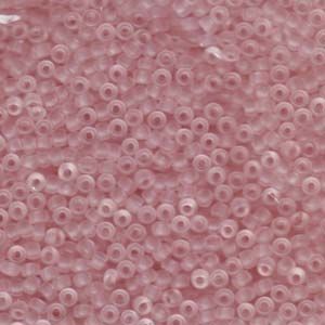 MIYUKI, Japanese Seed Beads, Round, 8/0,Matte Transparent Light Tea Rose