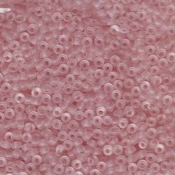 MIYUKI, Japanese Seed Beads, Round, 8/0,Matte Transparent Light Tea Rose