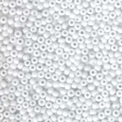 MIYUKI, Japanese Seed Beads, Round, 8/0, Opaque White