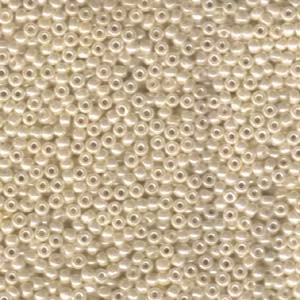 MIYUKI, Japanese Seed Beads, Round, 8/0, Ivory Ceylon
