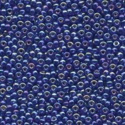 MIYUKI, Japanese Seed Beads, Round, 8/0, Cobalt AB